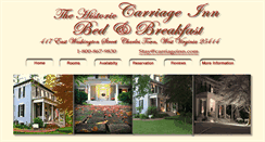 Desktop Screenshot of carriageinn.com